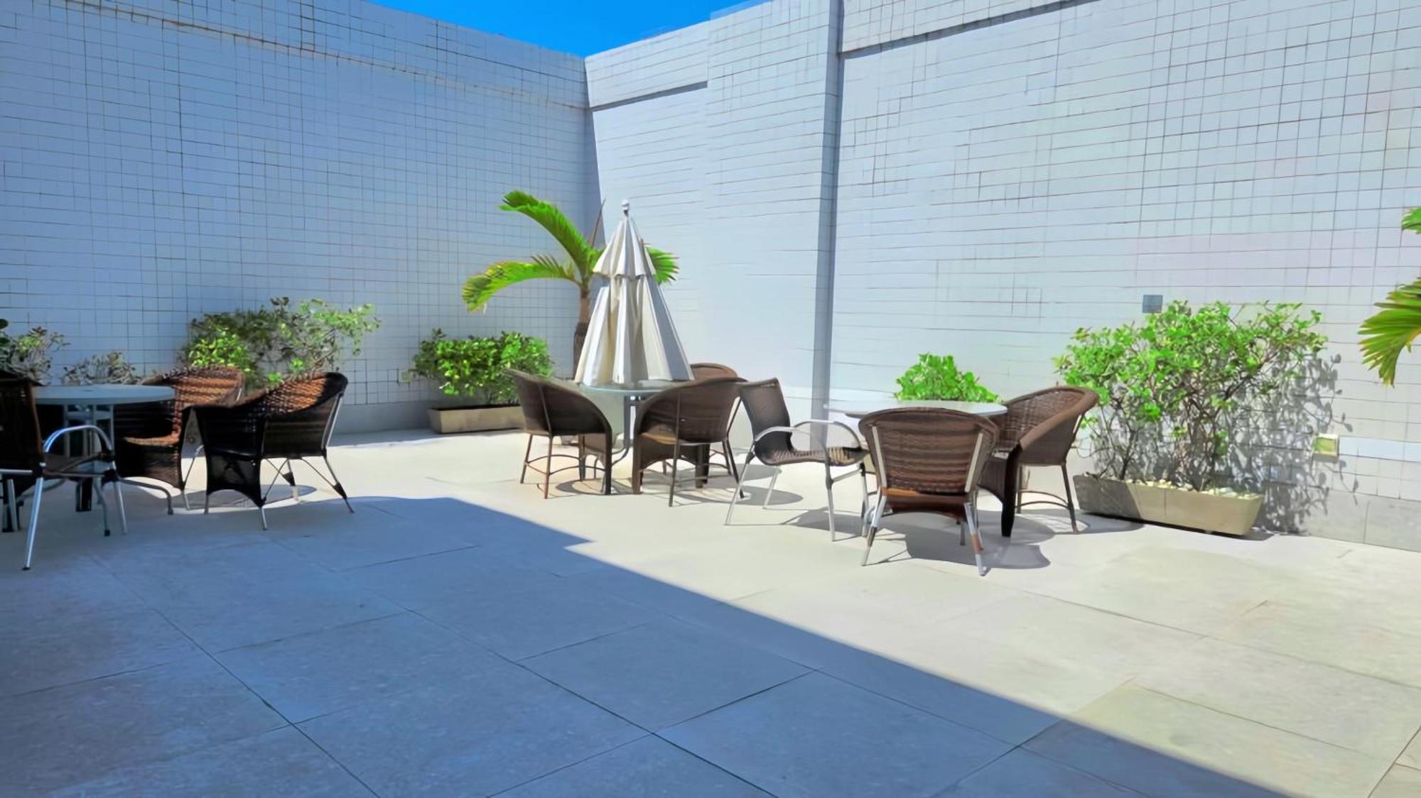 Flat Piscina No Rooftop Aluguel Temporada Em Recife Exterior foto